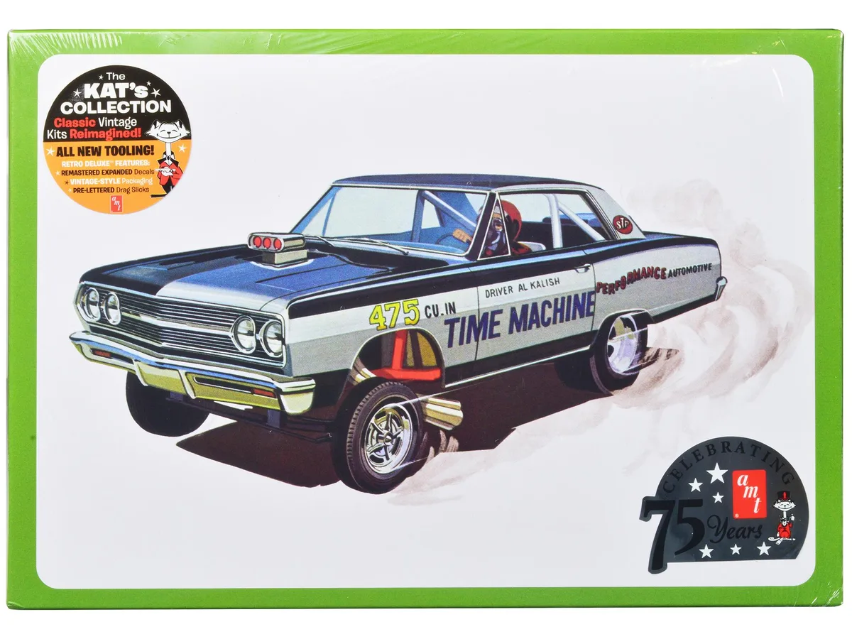 AMT AMT 1965 Chevrolet Chevelle AWB Funny Car "Time Machine" 1/25 Scale Model Kit — product photo
