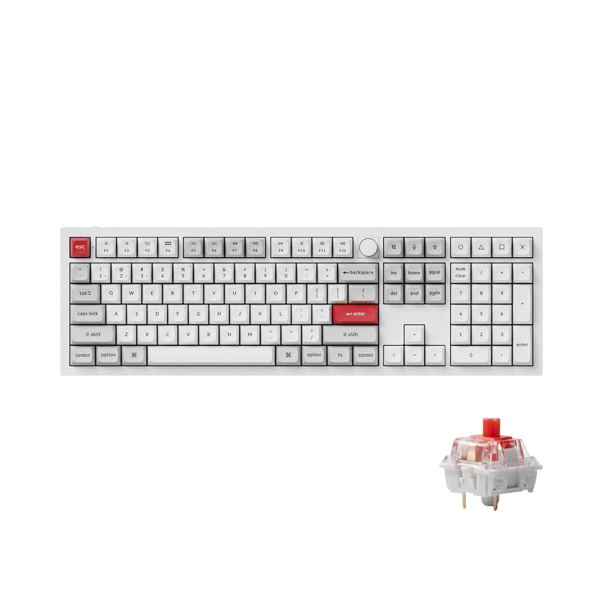 TUKO TUKO Q6 Pro Full Aluminum RGB Wireless/Wired Gaming Keyboard — product photo