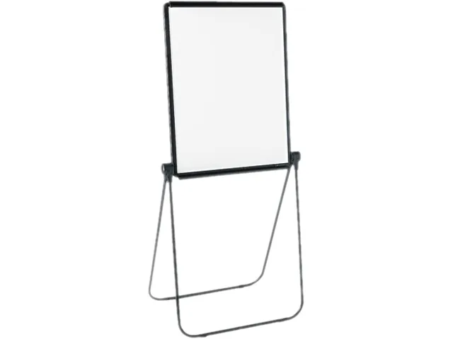 Quartet 101EL Ultima easel board, white melamine surface, black frame, 27 x 34 inches