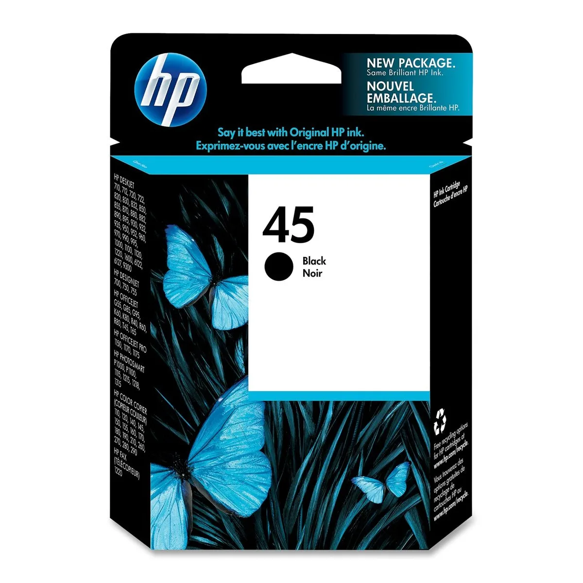 HP HP 51645A 45 Black Ink Cartridge Single Pack 930 Pages — product photo