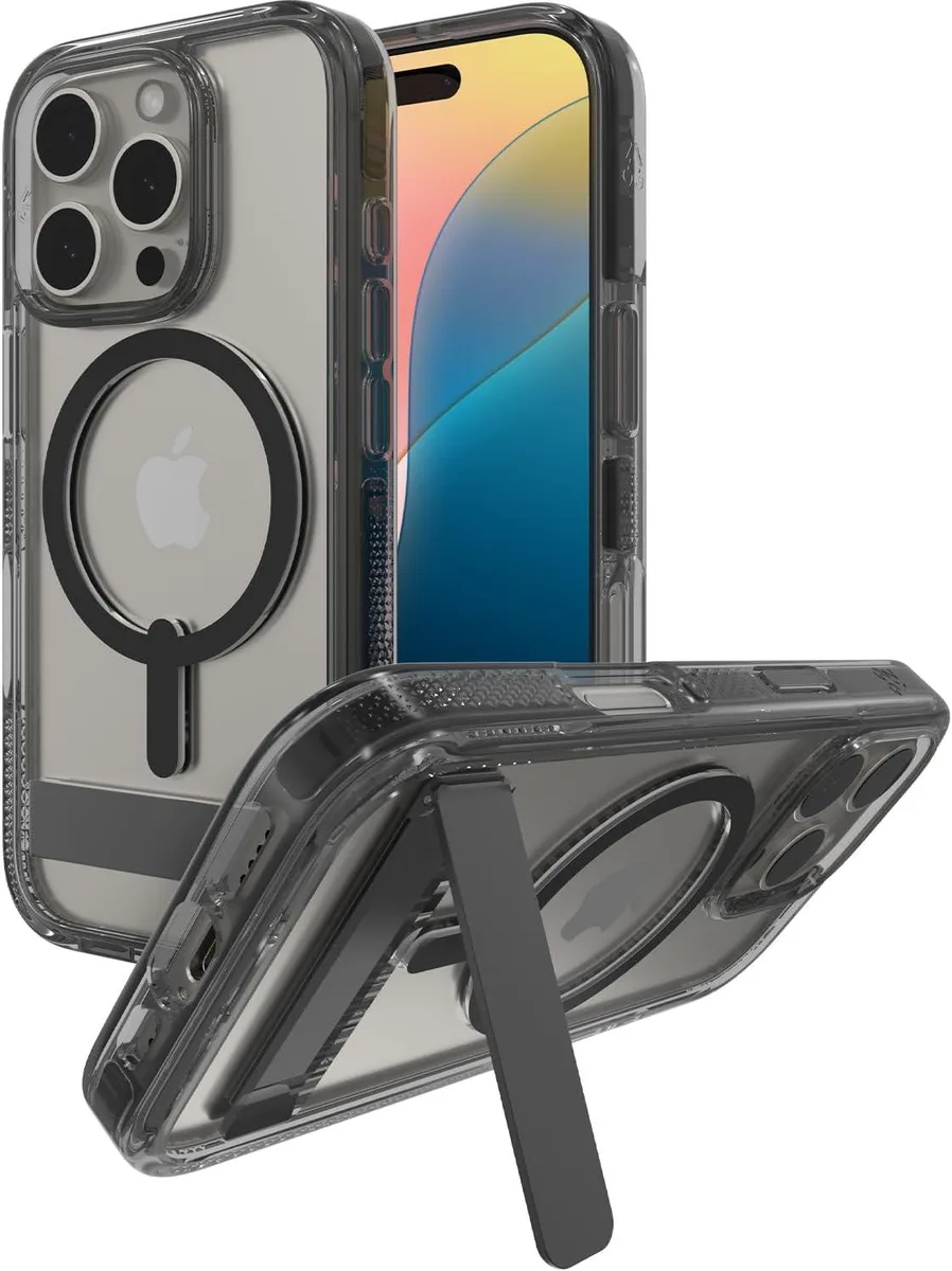 Transcend Transcend Santa Cruz Snap Kickstand Case iPhone 16 Pro Black — product photo