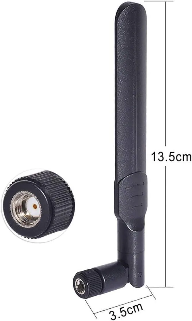 AUTECH AUTECH Dual Band Wi-Fi 2.4/5.8 GHz 8dBi RP-SMA Antenna Kit with 30 cm U.FL Cable 2-Pack — product photo