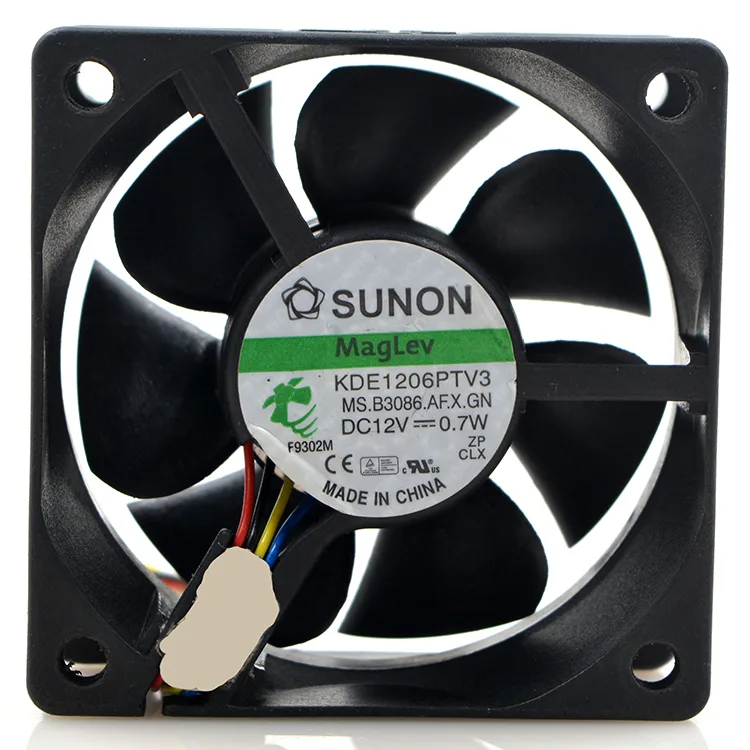 Fans Fans KDE1206PTV3 6025 12V .06A 3400 RPM 18 dB 25 mm case fan — product photo
