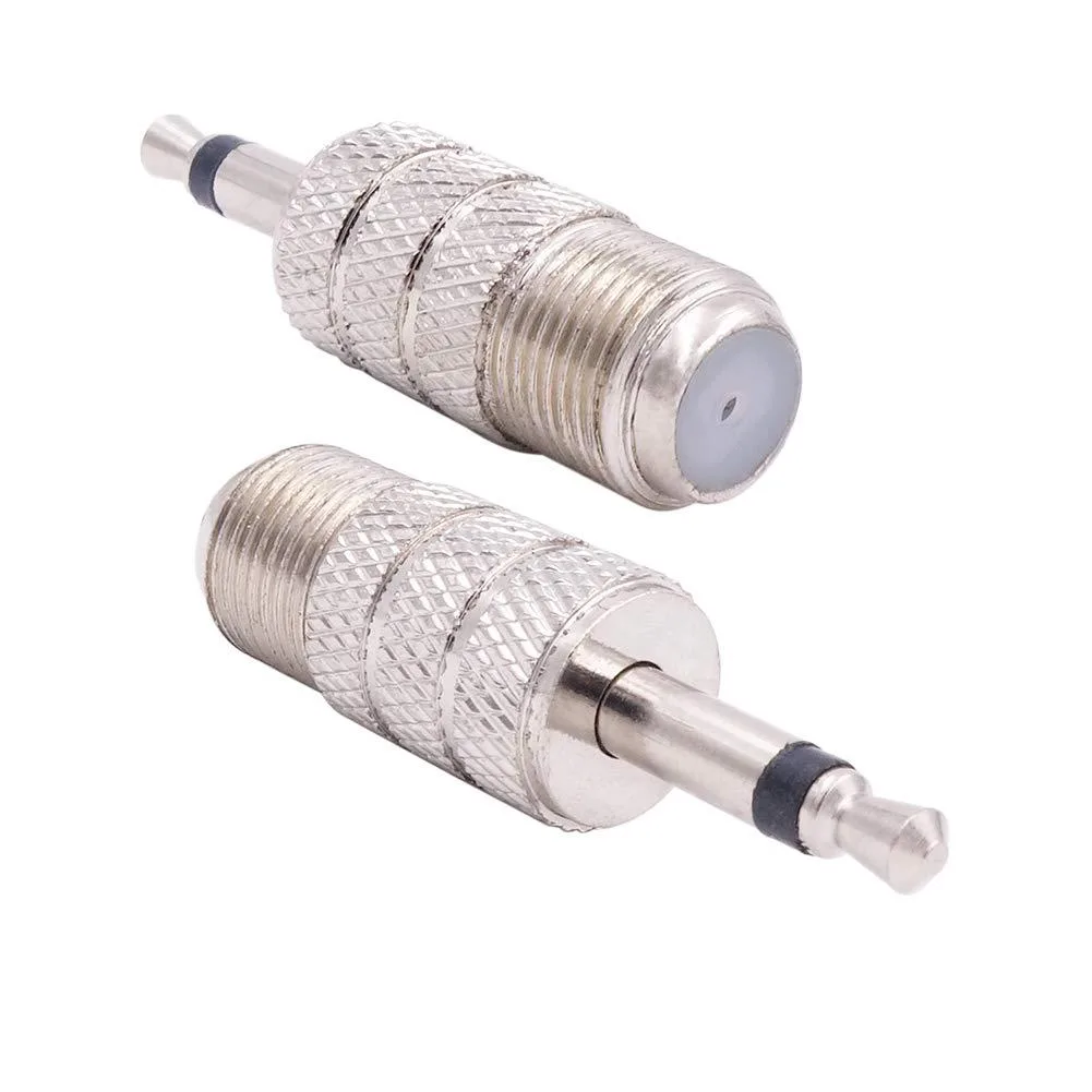 Boxwave Boxwave F-Type Female to 3.5mm Male Mono Audio Adapter 2 Pack — product photo