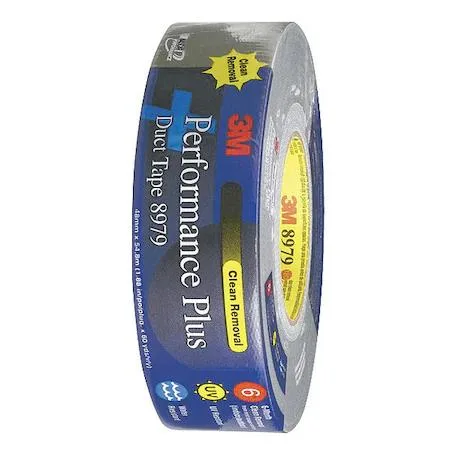 Olive nuclear-grade duct tape roll, 2 inches wide, 60 yards long, polyethylene-coated cloth backing
