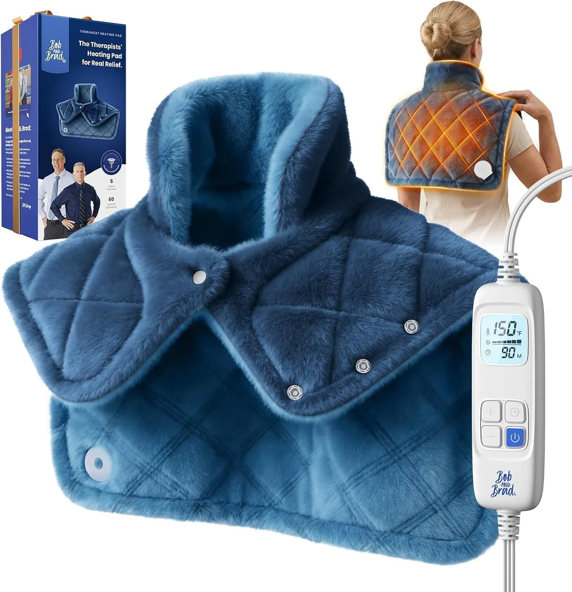 Bob and Brad Bob and Brad SW-GH1021F 2.2lb Far-Infrared Neck Massager — product photo