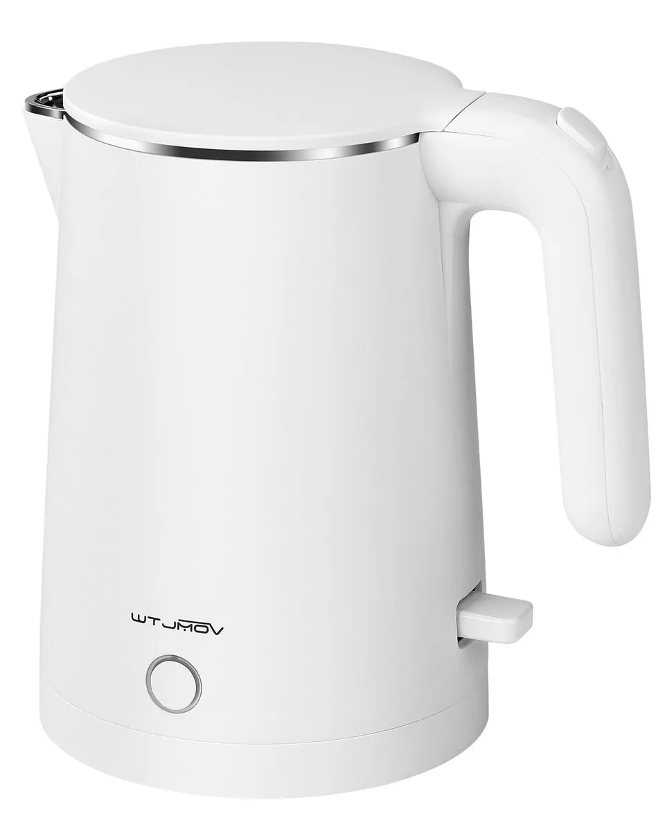WTJMOV Electric Kettle 1.0L 1200W White — product photo