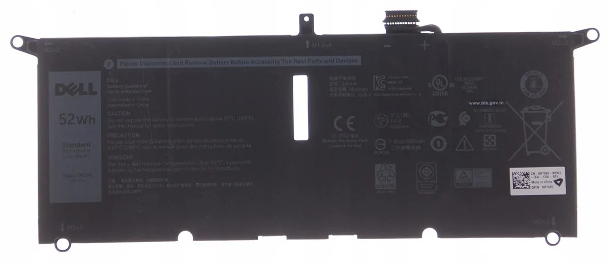 TOPKTEAM TOPKTEAM DXGH8 0H754V P114G P82G laptop battery — product photo