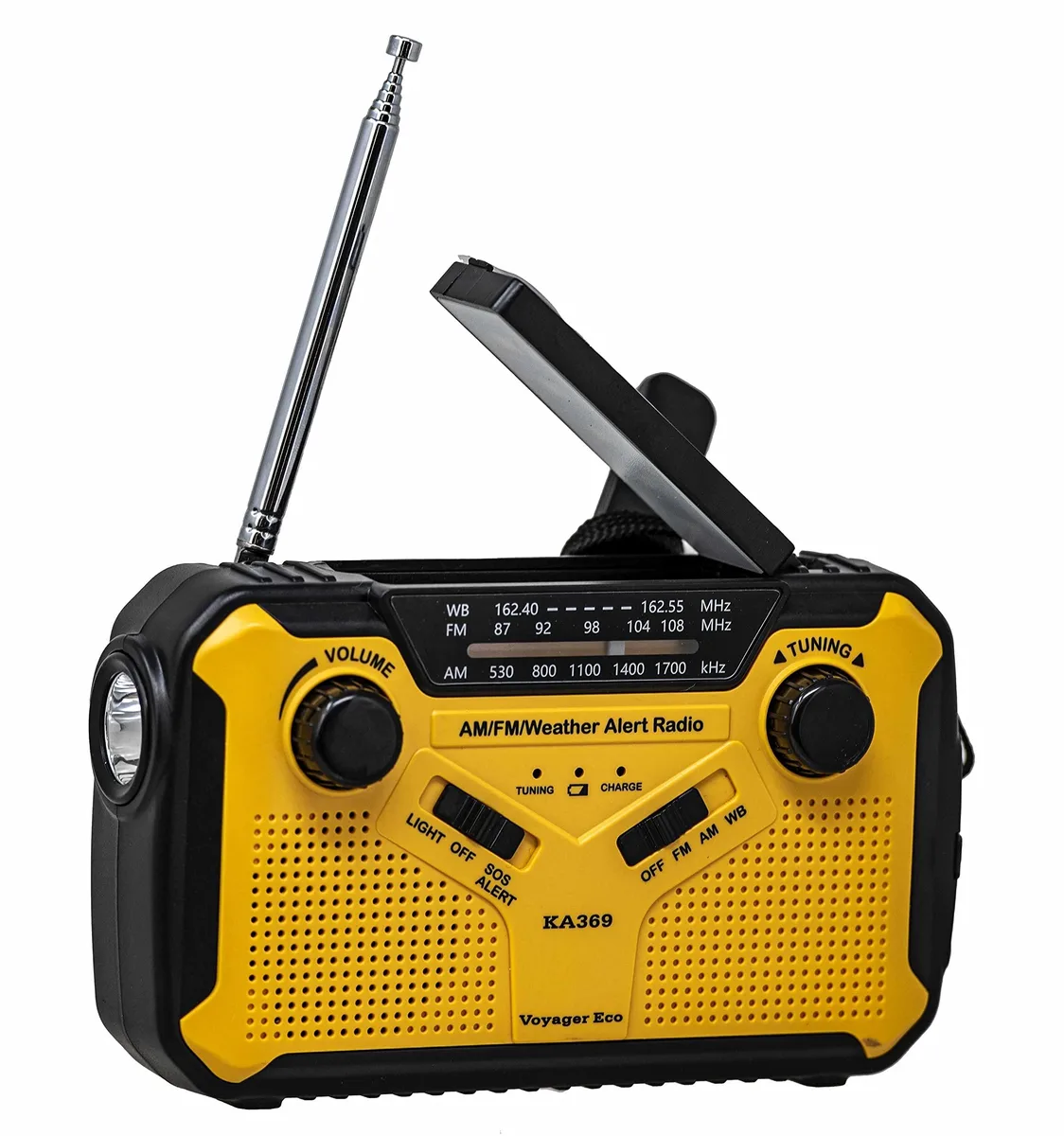 KAITO KAITO KA369 Voyager ECO emergency radio Yellow — product photo