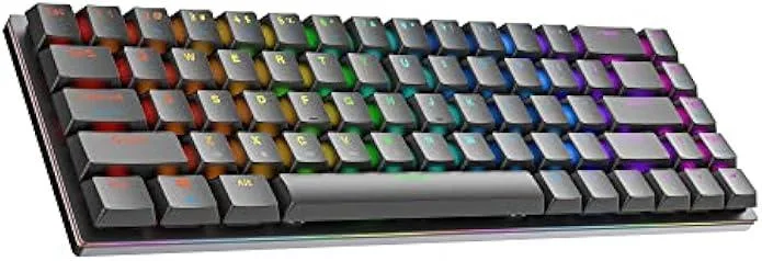 TAURKENAM TAURKENAM G65 Guardian 65% Aluminum Hot-Swap Mechanical Gaming Keyboard 68 Keys Black Gateron Low Profile Blue — product photo