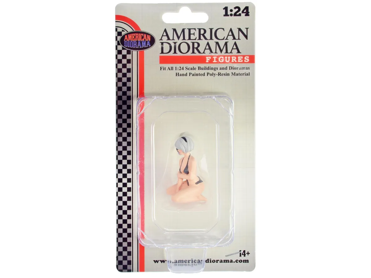 American Diorama American Diorama "Cosplay Girls" Figure 5 1/24 Scale Hobby Collectible 1.75 Inches — product photo