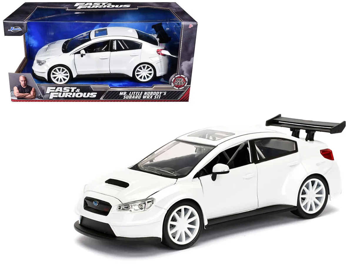Jada Jada Mr. Little Nobody's Subaru WRX STI White Fast &amp; Furious F8 1/24 Diecast Vehicle — product photo