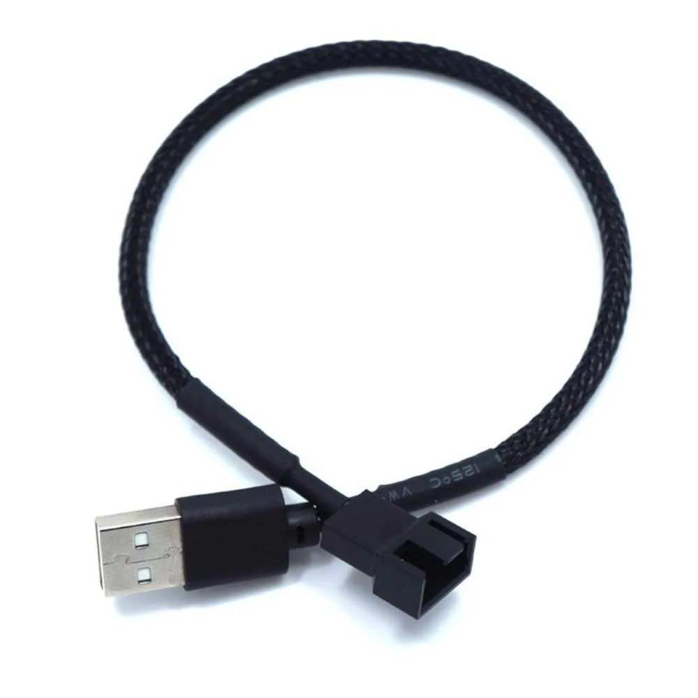 Ruth's sister Ruth's sister USB to 4Pin fan adapter cable 30cm 5V to 12V — product photo