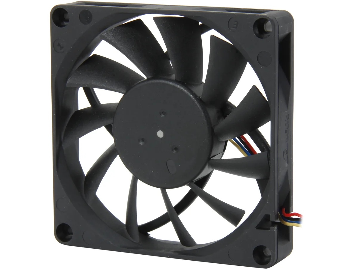 1ST PC CORP. 1ST PC CORP. EFC0812DB-PWM 80mm case fan 3800 RPM 48.8 CFM 41 dBA 4-pin PWM — product photo