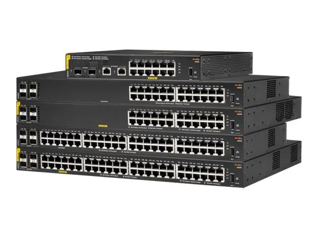 HPE HPE Aruba 6000 48G Class4 PoE 4SFP 370W Switch network switch — product photo