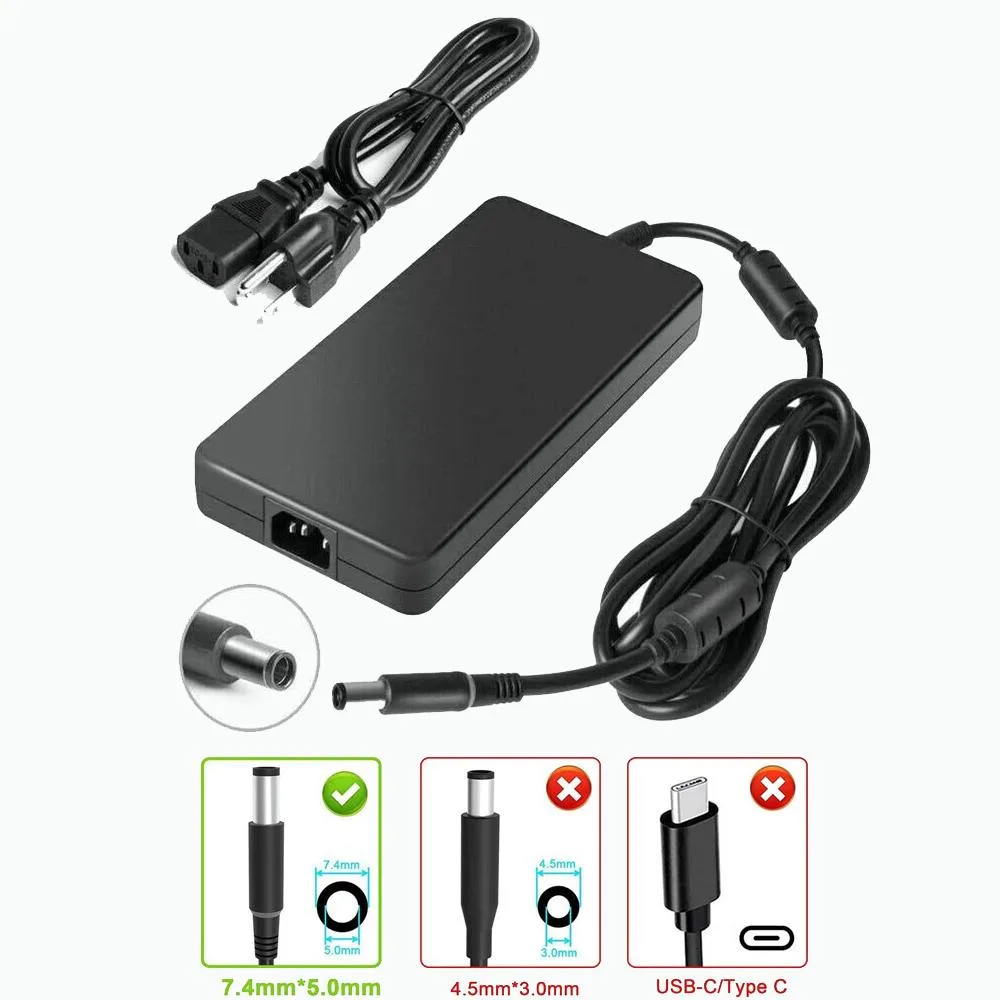 GreenTechLLC GreenTechLLC 240W AC Adapter PA-9E Slim 7.4x5.0mm Black — product photo