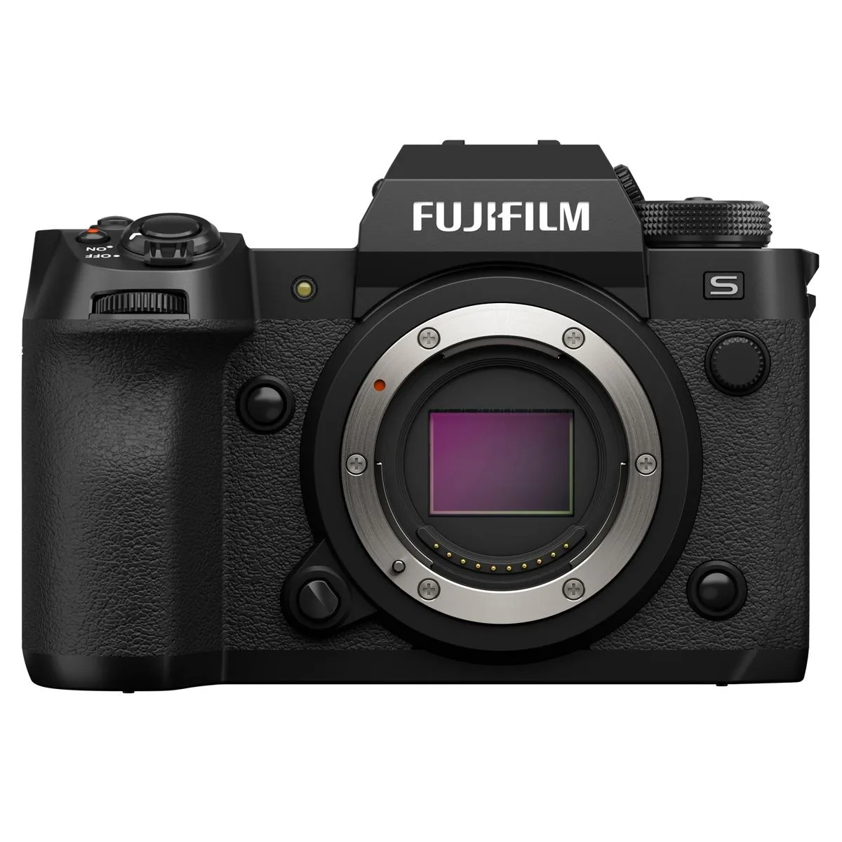 FUJIFILM FUJIFILM X-H2S compact mirrorless camera with vertical battery grip — product photo
