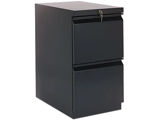 HON HON 33823RP Mobile Pedestal File 2 Drawers Black 28.00" x 15.00" x 22.88 — product photo