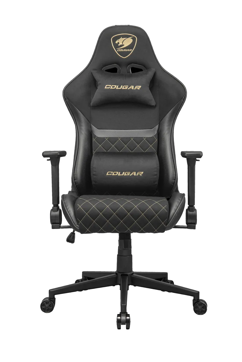COUGAR COUGAR Armor One V2 Gold F Gaming Chair Woven Fabric Black — product photo