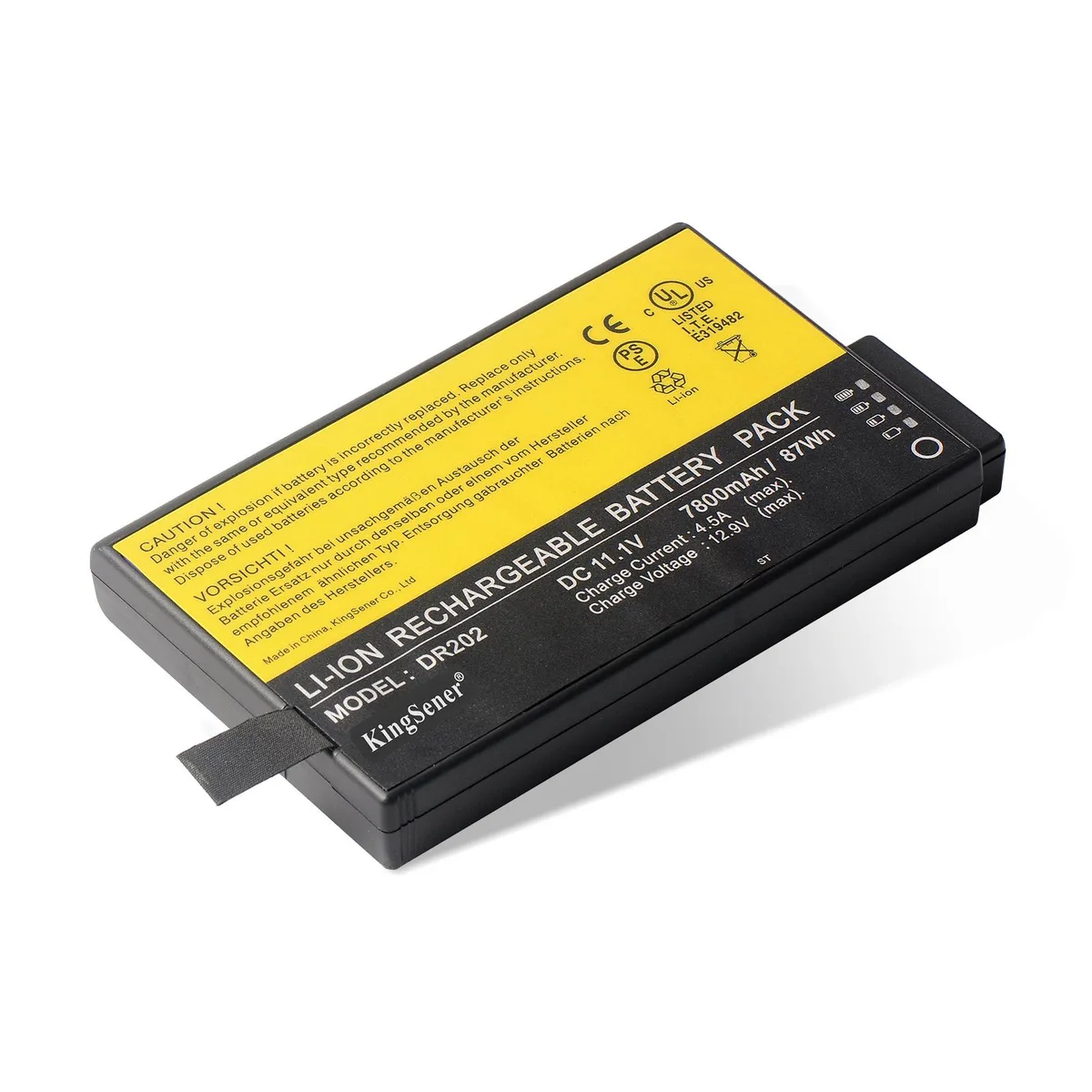KingSener KingSener DR202 laptop battery 11.1V 7800mAh 9-cell — product photo