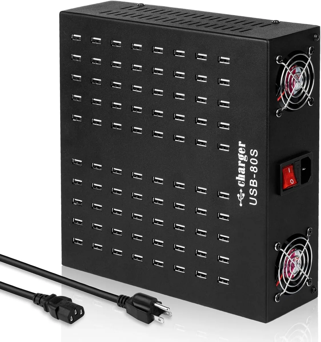 BFKK BFKK 80-Port USB Charging Station 800W 150A — product photo