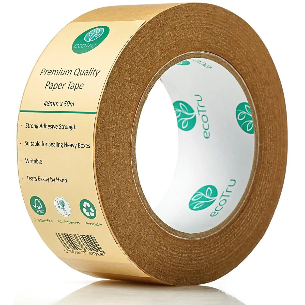 ecotru Kraft Paper Packing Tape Brown 2 Inch x 44 Yard — product photo
