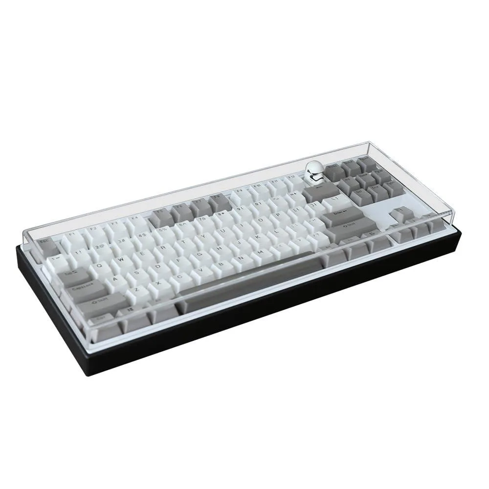  Bright Stone Acrylic Keyboard Dust Cover 75 Keys Transparent 12.6x5.31x.1 in — product photo