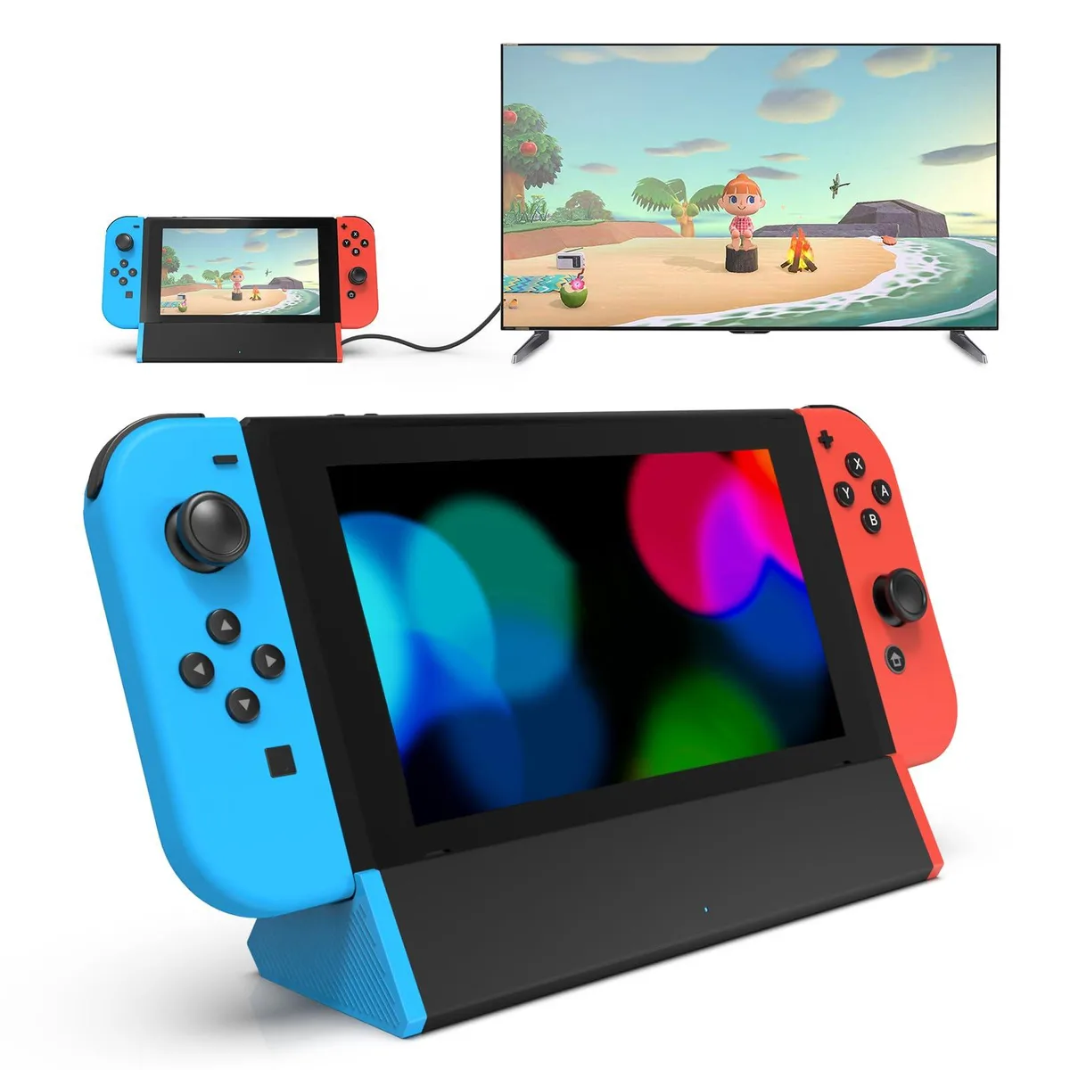  SiWiQU Docking Station for Nintendo Switch/Switch OLED 4K HDMI USB-C 100g — product photo