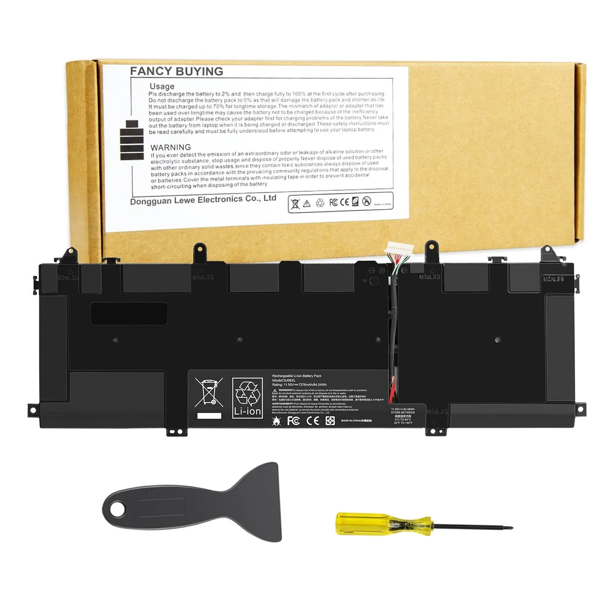 SU06XL 84.08Wh 11.55V Laptop Battery for HP Spectre X360 15-DF — product photo