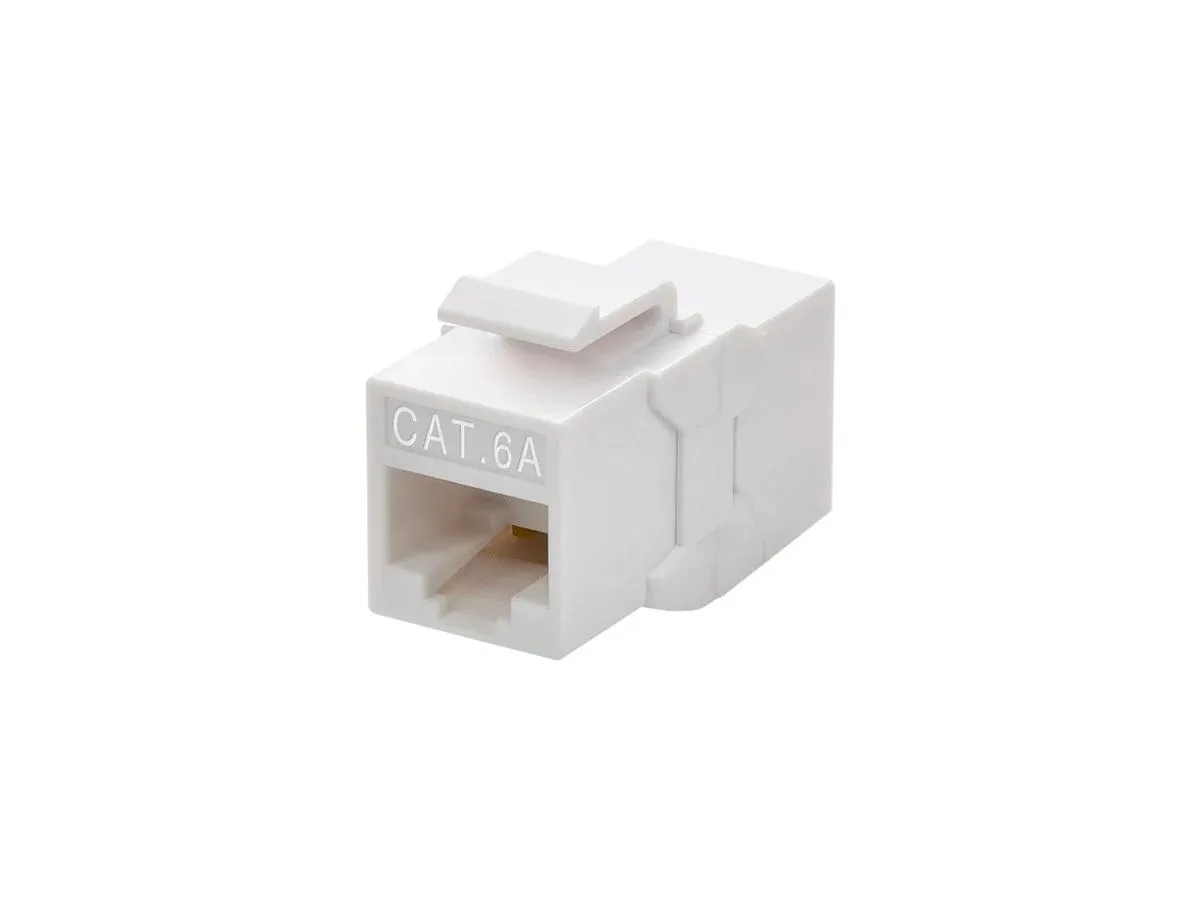 Monoprice Inc. Monoprice 115696 Cat6A RJ45 keystone in-line coupler — product photo