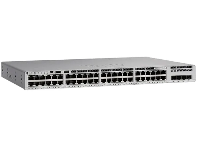 Cisco Systems, Inc. Cisco Systems, Inc. C9200L-48P-4G-E network switch 48 port PoE+ 4x 1G SFP — productfoto