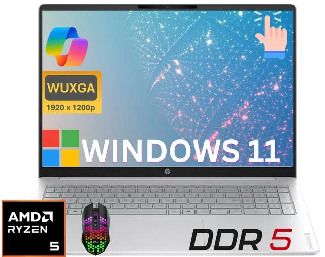 HP HP OmniBook 3 16" AMD Ryzen 5 40 8GB DDR5 512GB — product photo