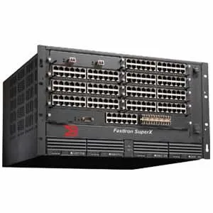 Brocade Brocade FastIron SuperX Switch Chassis 6U 8-slot network switch — product photo