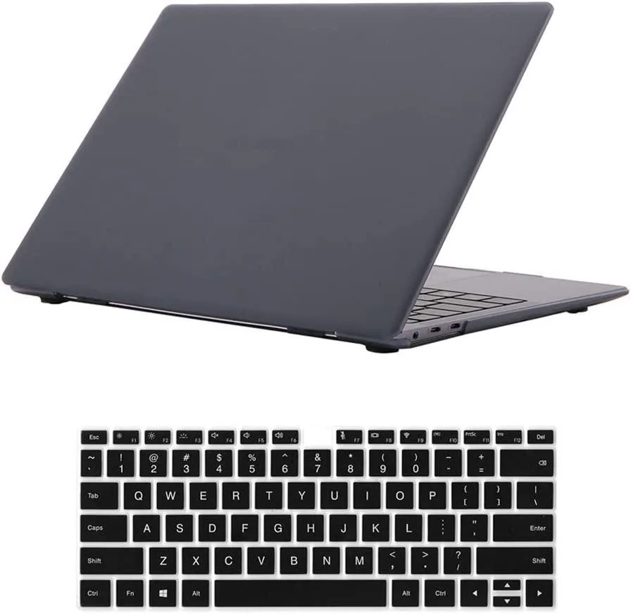 Werleo Werleo Matte Hard Shell Case with Keyboard Cover for Huawei MateBook X Pro 13.9" 2019-2021 Black — product photo