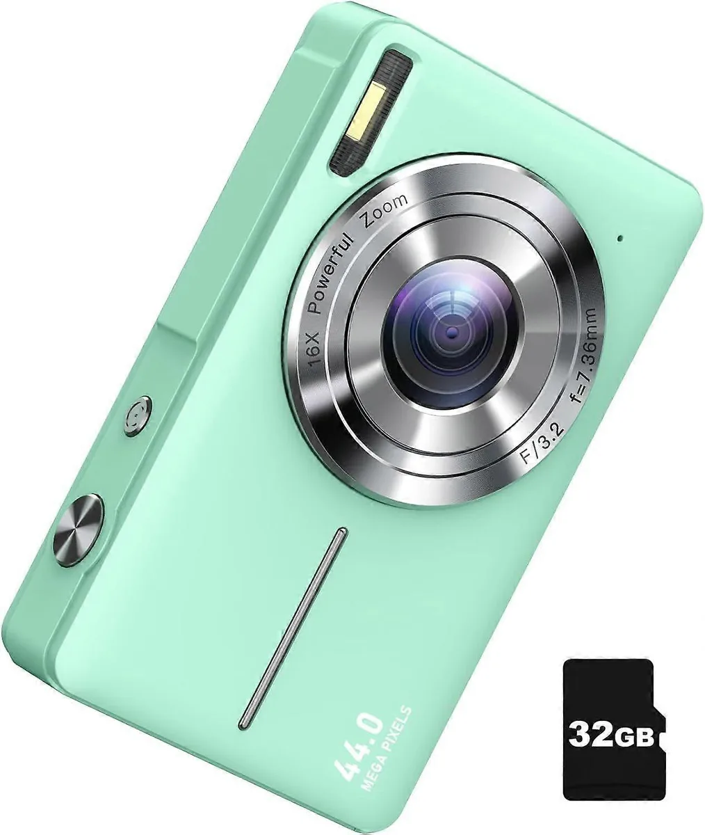 ecocleanpath ecocleanpath FHD 1080P 44MP Digital Camera Kit 16x Zoom Green — product photo