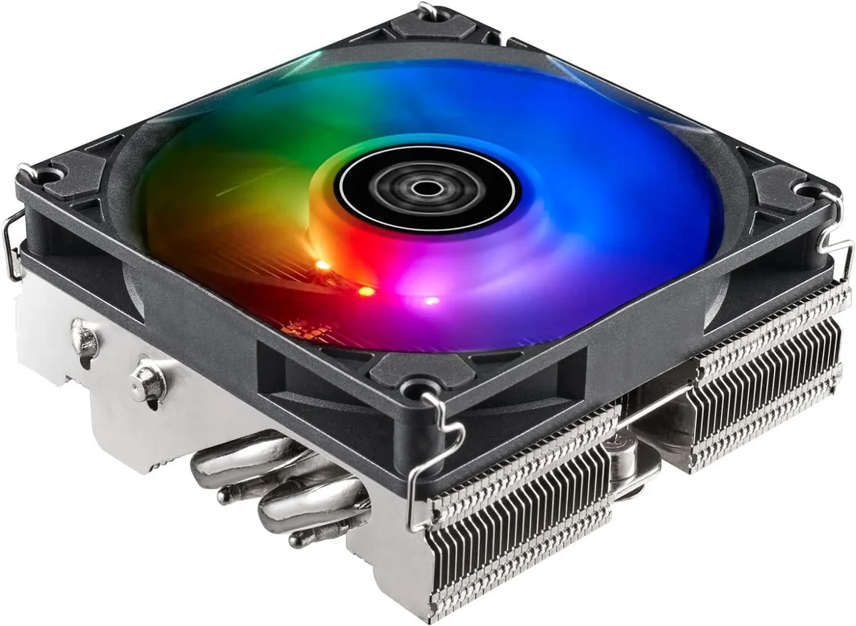 Silverstone Technology Silverstone Technology Hydrogon H90 ARGB Horizontal CPU Cooler 92mm 4 Heat-Pipes — product photo