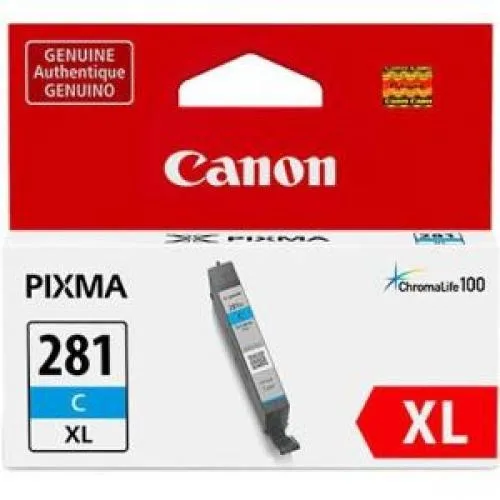 Canon Canon 2034C001 CLI-281XL Cyan Ink Cartridge (genuine brands) — product photo