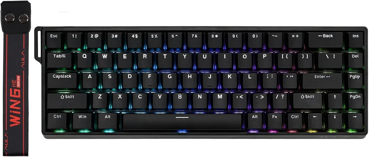 TUKO TUKO WIN68 HE Magnetic Gaming Keyboard 65% 8000 Hz Black — product photo
