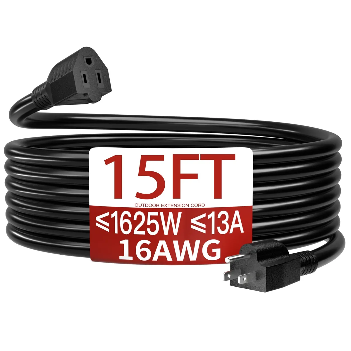 Skrizcable 16/3 13A 125V 1625W 15ft Outdoor Extension Cord — product photo