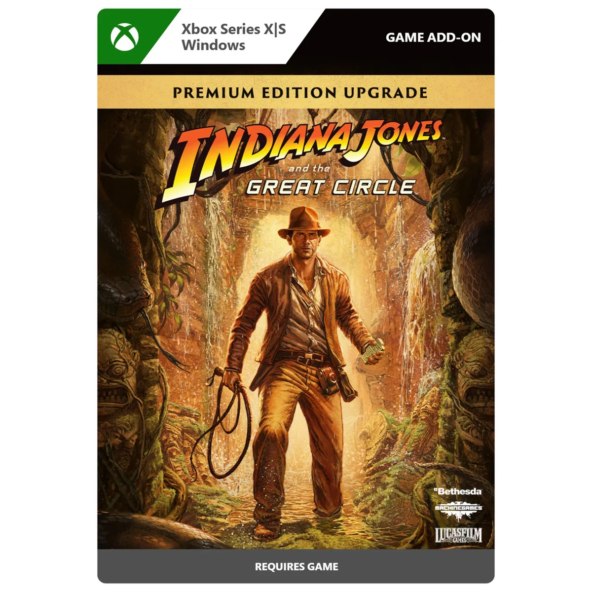 Bethesda Softworks Bethesda Softworks 7CN-00156 Indiana Jones and the Great Circle Premium Upgrade downloadable game — product photo