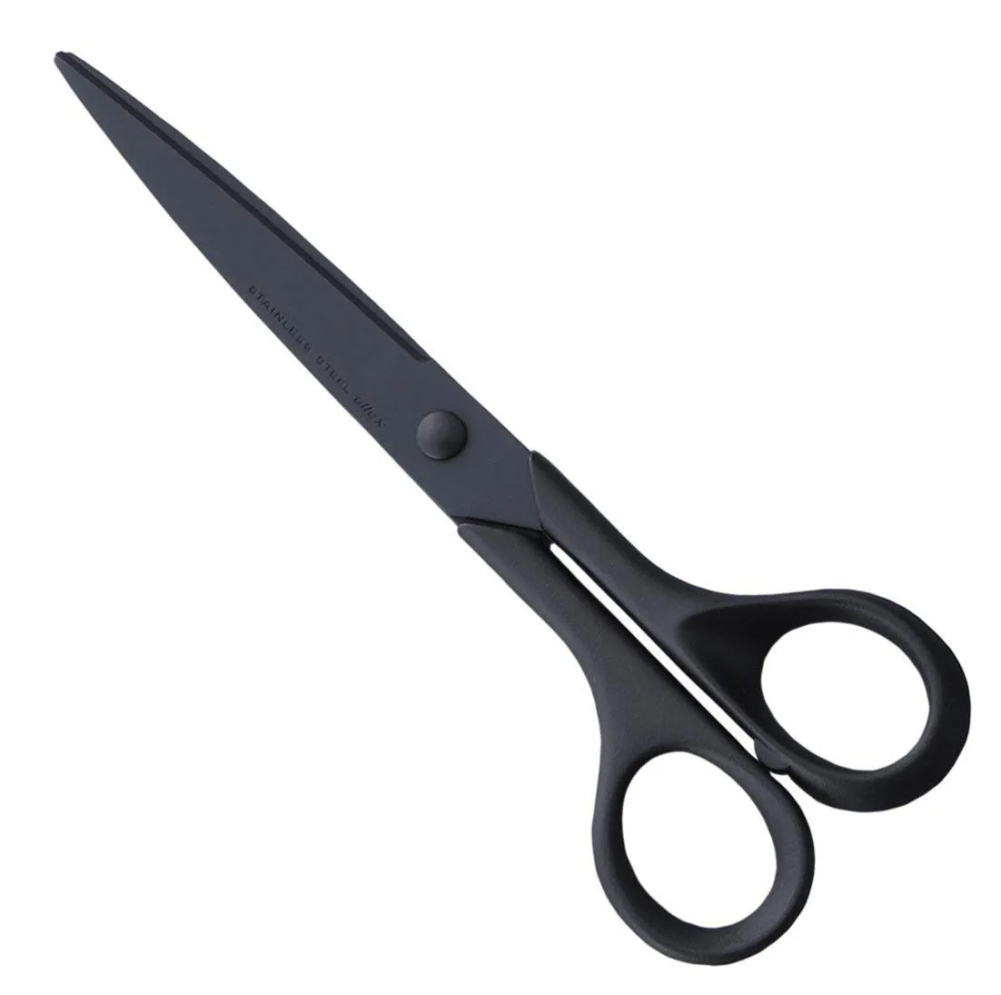  ALLEX 15124 Scissors Black Fluorine Coated Japanese Stainless Steel 165mm — product photo