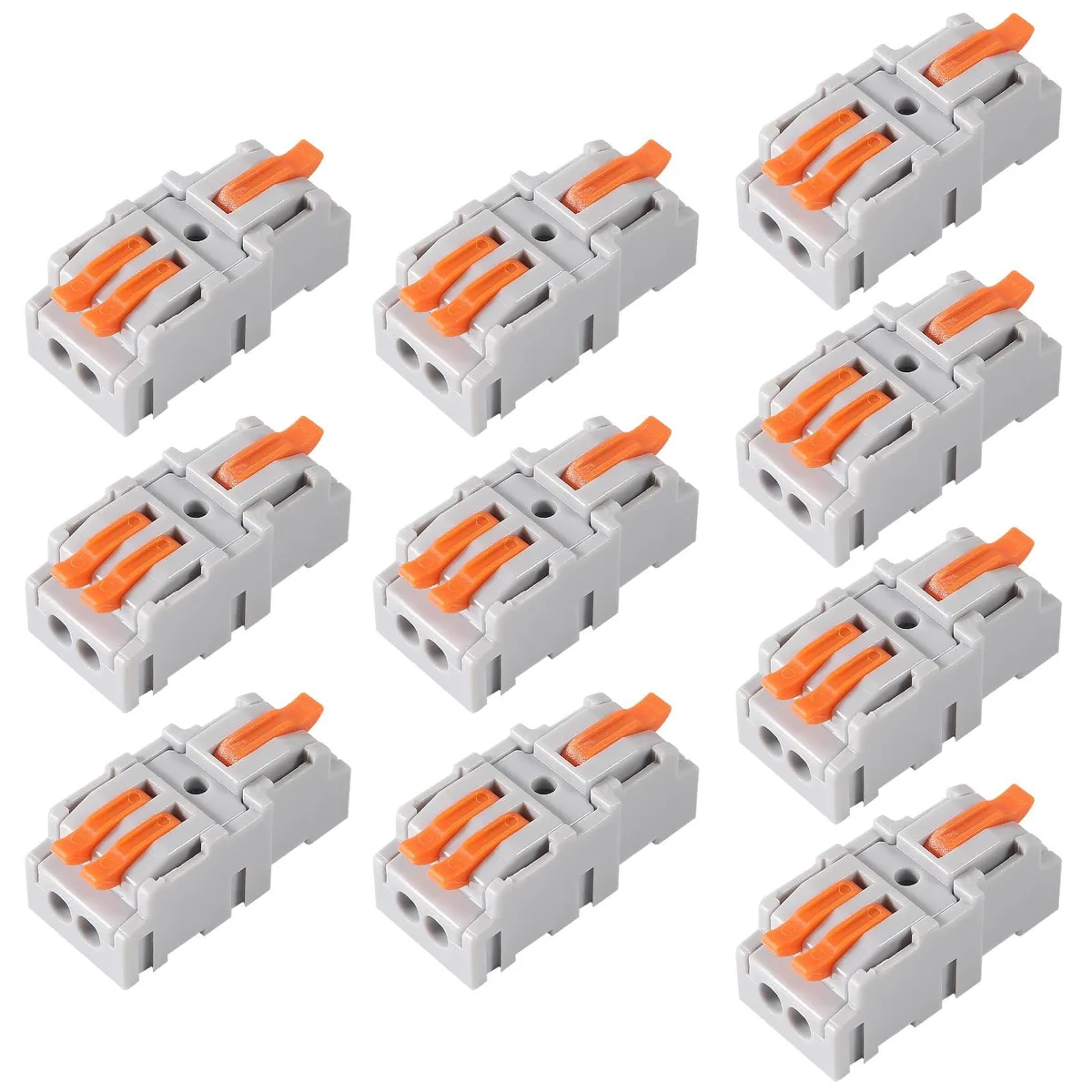 KEHIPI KEHIPI 10PCS Mini Wire Cap Connectors 1 in 2 Out 24-12 AWG — product photo