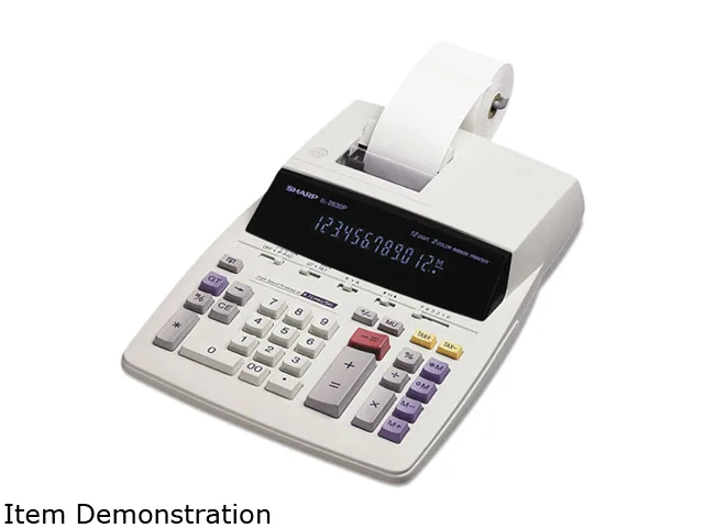 Sharp Sharp EL2630PIII 12-Digit Printing Calculator educational supply — product photo
