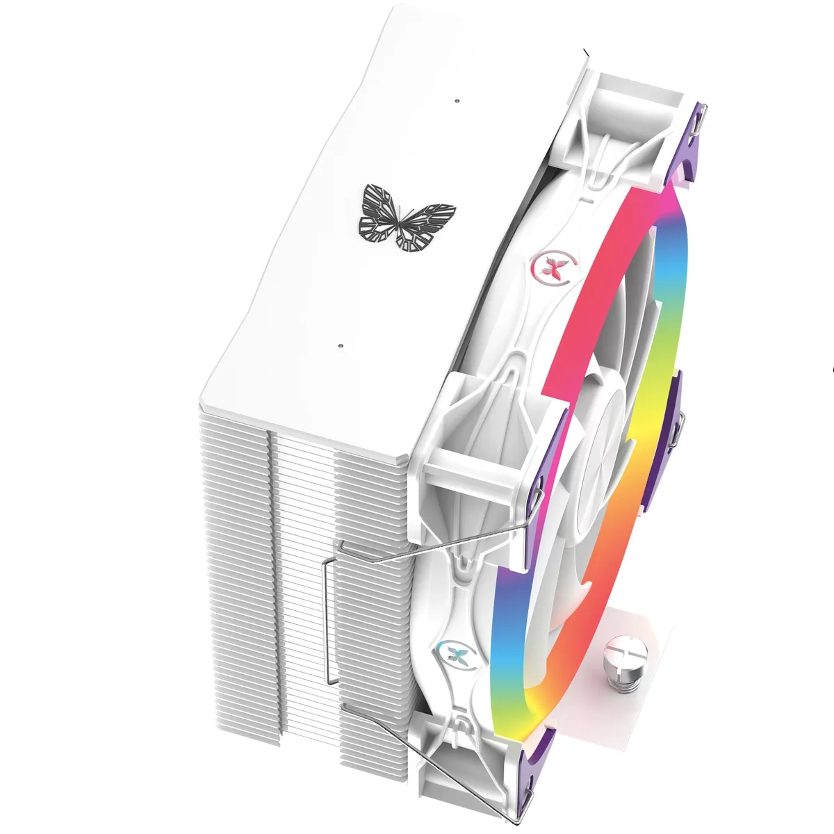 Super Flower Super Flower Cooldex ST4 ARGB CPU Air Cooler White 4 Heat Pipes — product photo