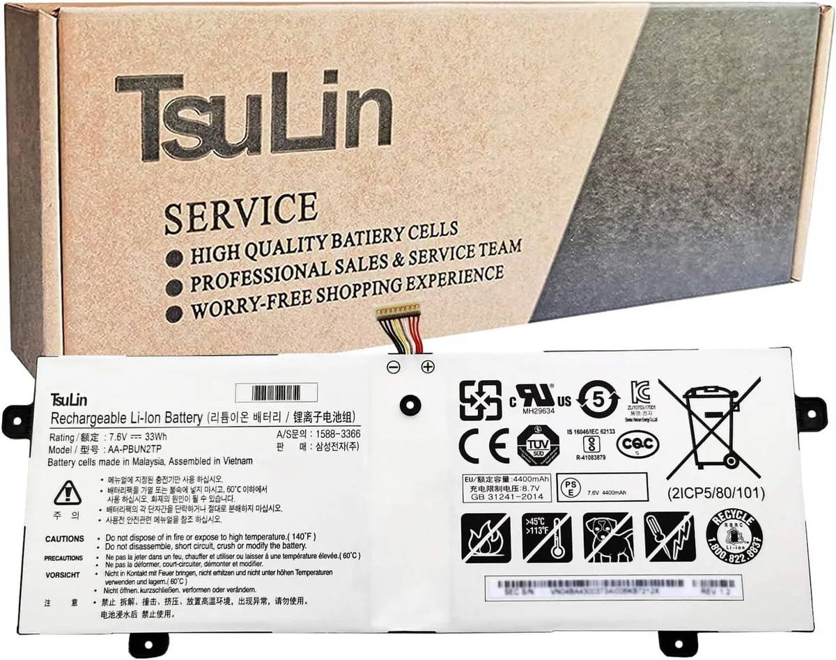 NShi NShi AA-PBUN2TP 7.6V 33Wh 4400mAh laptop battery — product photo