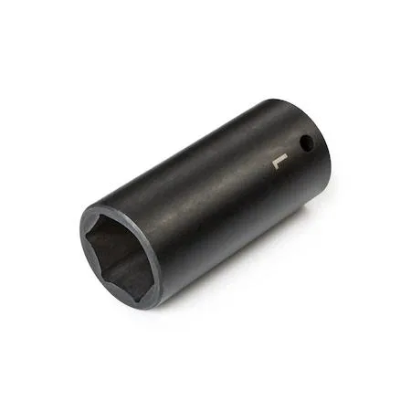 TEKTON 1/2 inch drive 1 inch deep 6-point impact socket with laser and stamped markings