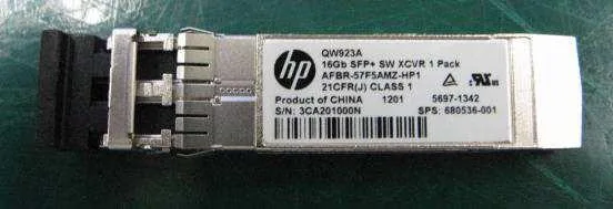 HPE HPE 680536-001 16Gb SFP+ Short Wave Transceiver — product photo
