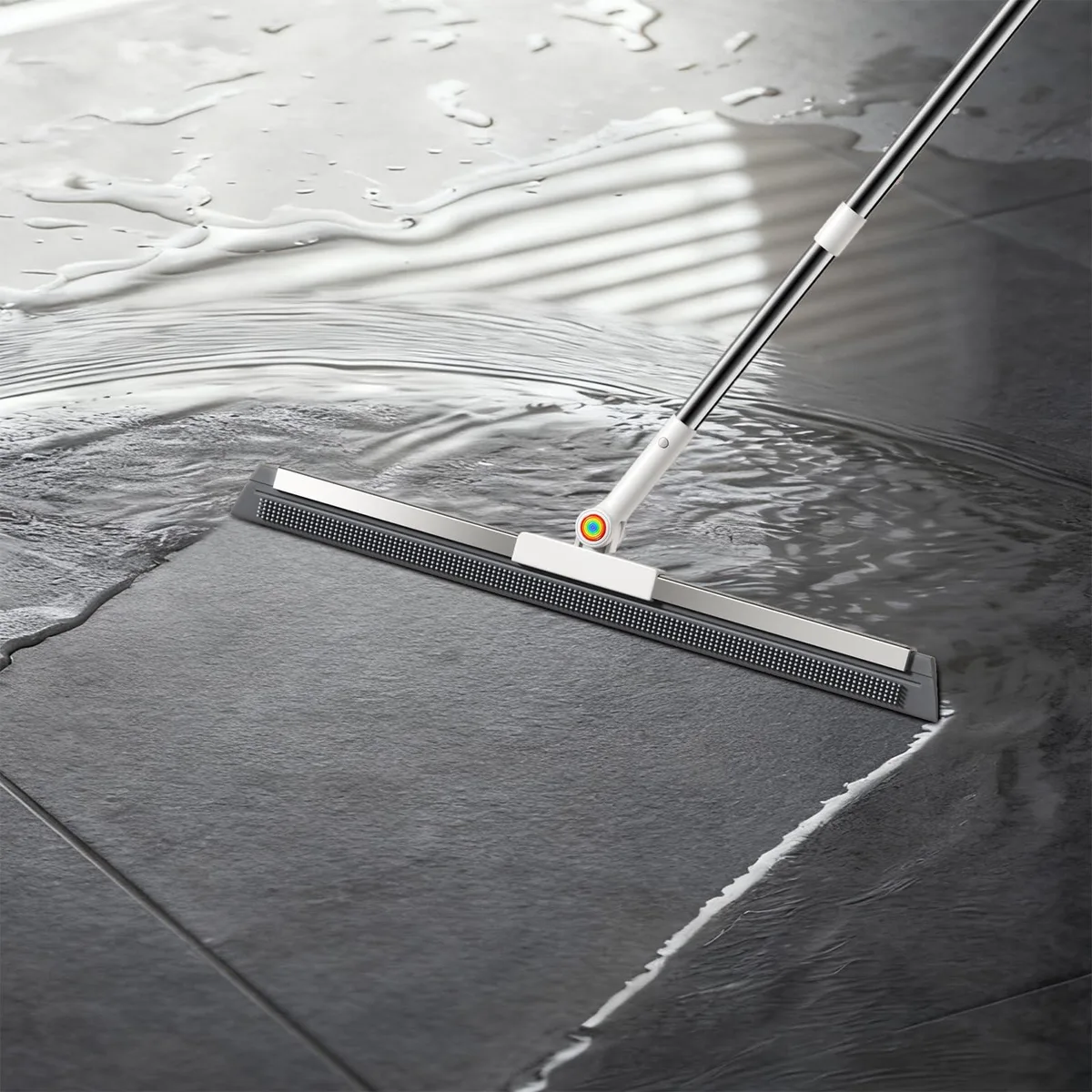 Gleynest Floor Squeegee 180° Rotating Head 63" Handle — product photo