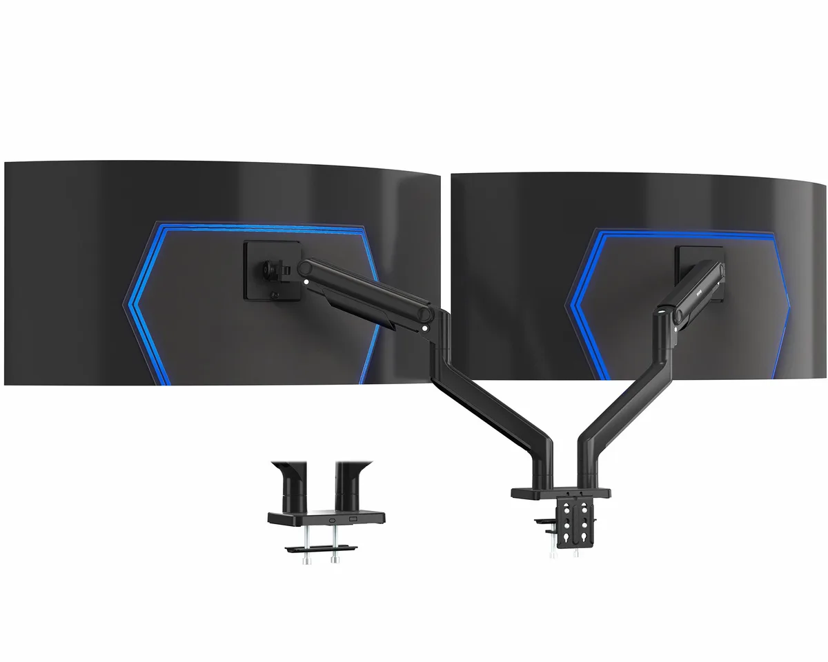 VIVO VIVO Tension Spring Dual Ultra Wide Monitor Mount 45" 44 lbs — product photo