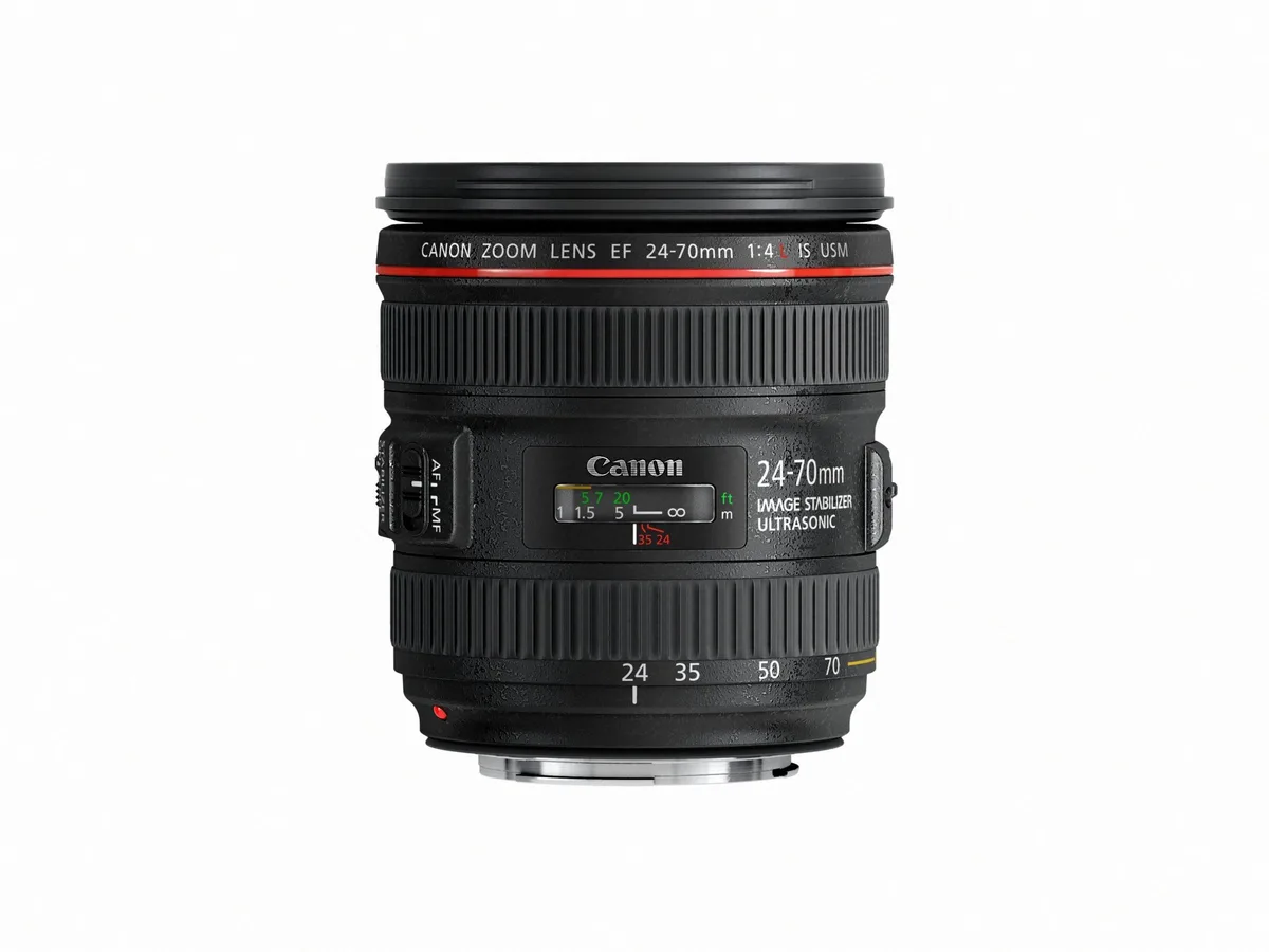 Canon Canon EF 24-70mm f/4L IS USM camera lens — product photo